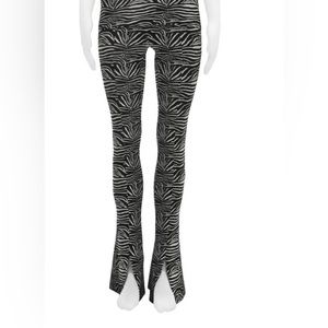 Norma Kamali zebra spat pant